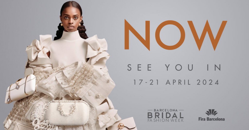 With a 14% increase in the number of brands and a record figure of 80% of internationality with firms from more than 35 countries, BBFW 2024 promises to be a showcase of excellence and creativity in bridal fashion from April 17 to 21. (Image courtesy of Fira de Barcelona)