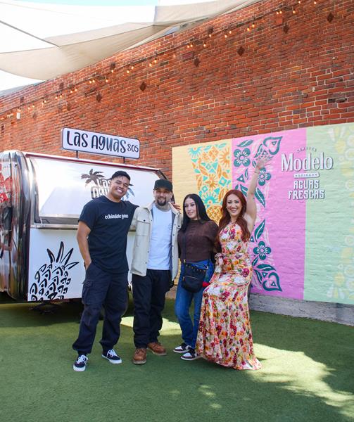 Modelo Spiked Aguas Frescas Teams Up With Actress Francia Raisa and Community Changemaker Juixxe to Honor the Street Vendor Community