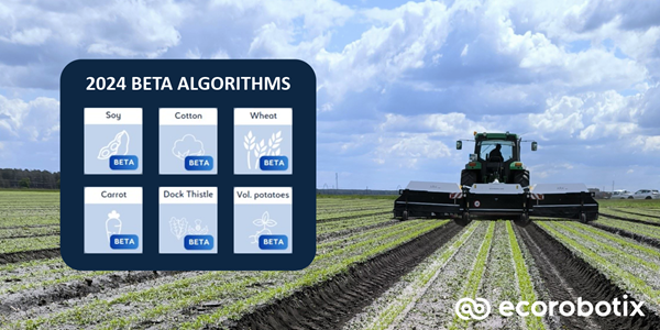 Ecorobotix Develops New Crop Algorithms for its AI-Powered Software