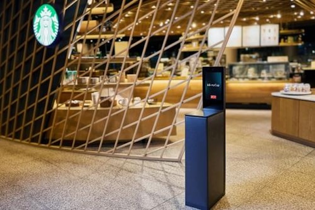 Starbucks to Equip All Stores with LG Tumbler Washers by 2027