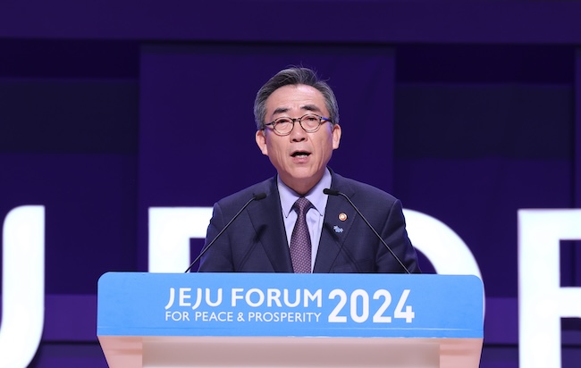 FM Cho Highlights S. Korea’s Vision as ‘Global Pivotal State’ at Jeju Forum