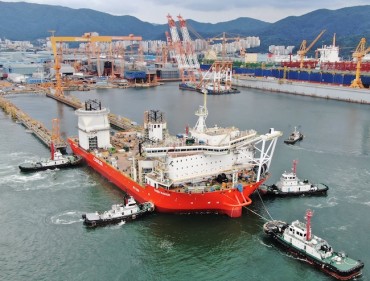 Hanwha Ocean Launches New Wind Turbine Installation Vessel