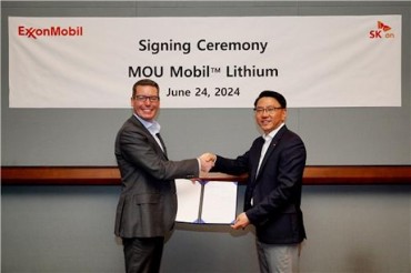 SK On, ExxonMobil Sign MOU for Lithium Partnership