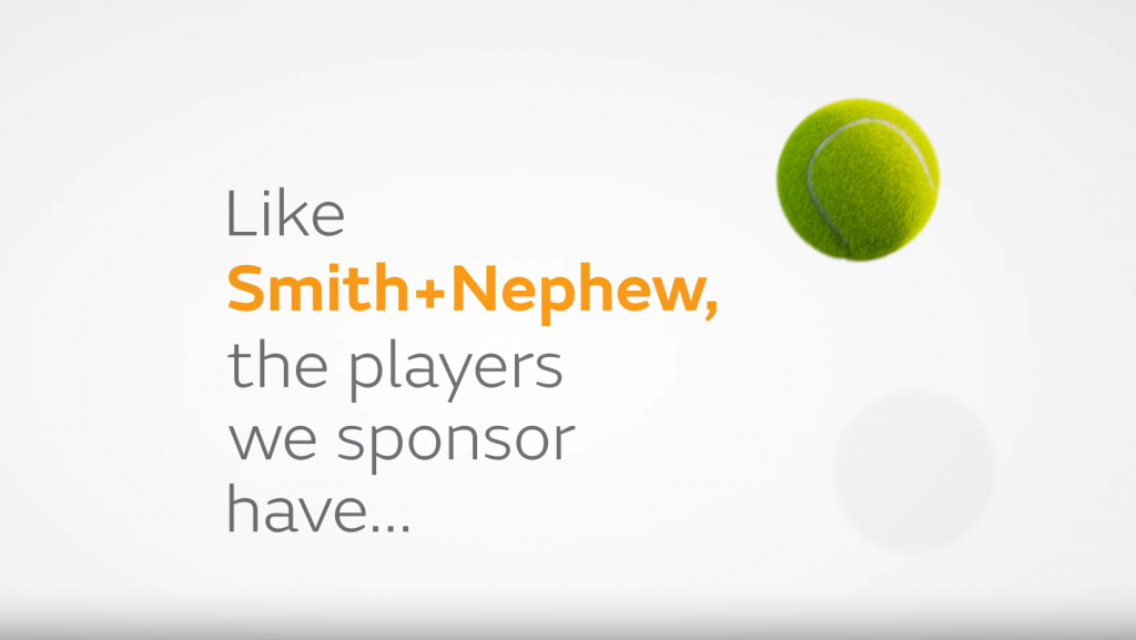 Click to play video - Smith+Nephew Proud Player Sponsor at The Championships, Wimbledon 2024