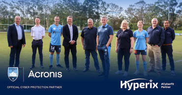 Acronis Announces New #TeamUp Partnership with Sydney FC, Supported by Hyperix