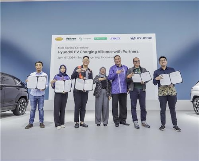 Hyundai Motor Partners with Indonesian EV Charging Firms for Cross-platform Charging Access
