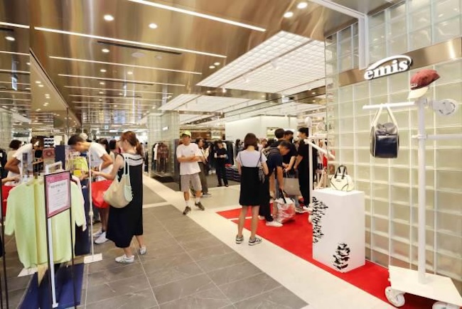 Gangnam's New Street section at Shinsegae Department Store (Photo courtesy of Shinsegae Department Store)
