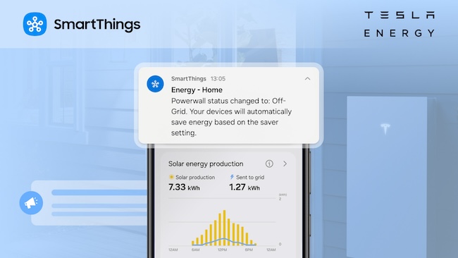Samsung and Tesla Launch Collaborative Energy Management Service