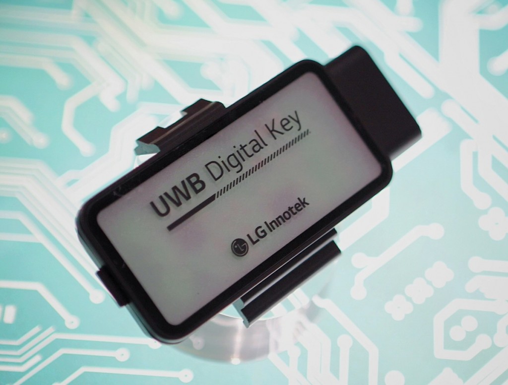 Digital keys, which allow users to lock, unlock, and start vehicles using smartphones connected via wireless technology, have seen a surge in demand due to the growth of the car-sharing industry. (Image courtesy of LG Innotek)