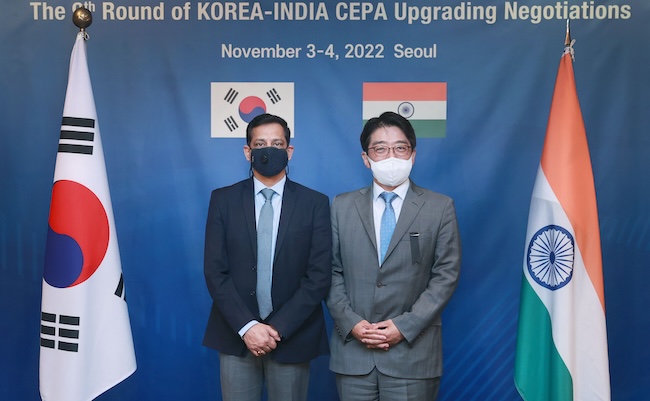S. Korea, India Hold Fresh Round of Trade Talks