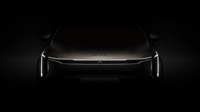 Kia Unveils Teaser Images for Upcoming Face-lifted K8 Sedan