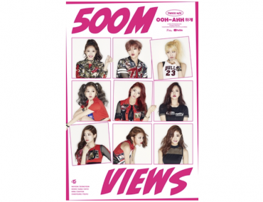 TWICE’s ‘Like Ooh-Ahh’ Tops 500 Mln YouTube Views