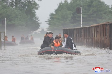 NK Leader Describes Recovery Work in Flood-hit Region as ‘Revolutionary Construction’