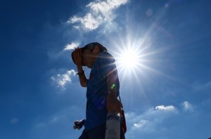 The summer heat (Image courtesy of Yonhap)