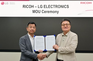 LG Electronics Partners with Ricoh to Strengthen Biz-to-biz Sector