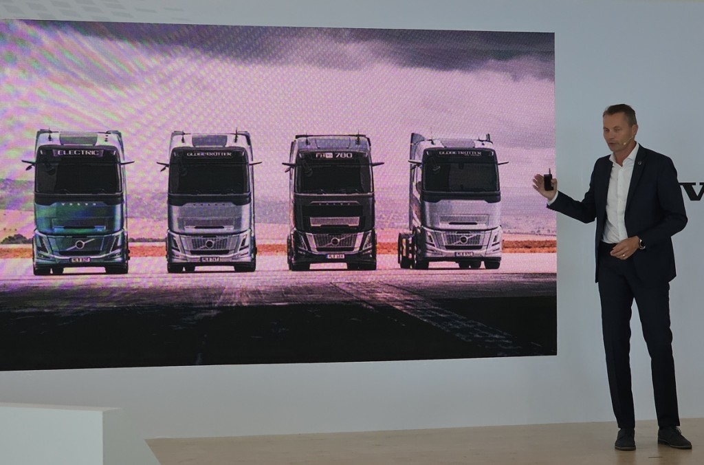 Johan Selvén, Vice President of Volvo Trucks International, emphasized, "Sustainability is the most important value pursued by Volvo Trucks, and we are confident that the Volvo FH Aero will have a better impact on our customers and the environment." (Image courtesy of Yonhap)