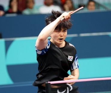 S. Korea Reaches Paralympic Gold Medal Target with Table Tennis Title in Paris