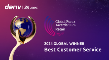 Deriv Honoured with ‘Best Customer Service’ Award at Global Forex Awards