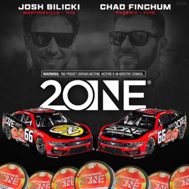 2ONE® Nicotine Pouches Joins MBM Motorsports in Multi-Race Sponsorship