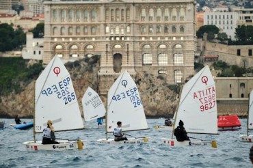 At the Yacht Club de Monaco the Optimist European Team Racing Championship