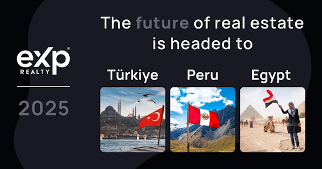 eXp Realty Ignites Global Expansion: Türkiye, Peru, and Egypt Set To Join in 2025