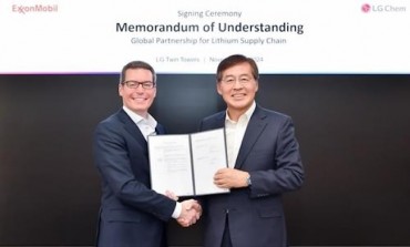 LG Chem Signs Deal with Exxon Mobil to Secure 100,000 Tons of Lithium Carbonate