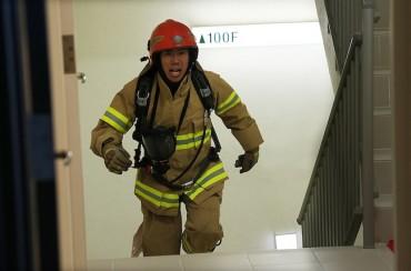 South Korean Firefighters Push Limits in 101-Floor Stair Climb Challenge