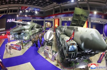 N. Korea’s Arms Exhibition Showcases Latest Weaponry from Drones to ICBMs