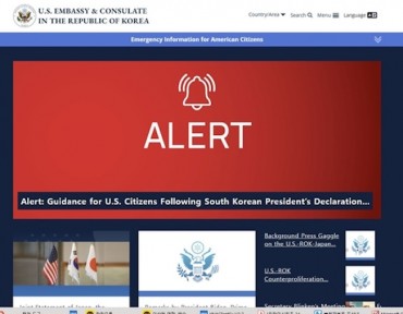 U.S. Embassy in S. Korea Issues Emergency Alert to Its Citizens after Lifting of Martial Law