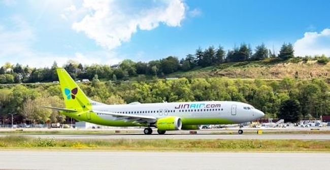 Jin Air Increases Fleet Size to 31 by Adding New B737-8