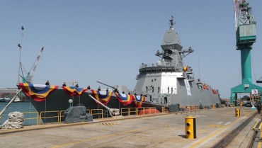 Navy Receives 1st 3,600-ton Frigate with Enhanced Anti-sub Capabilities