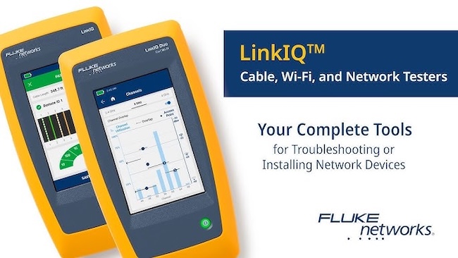 Fluke Networks Adds Advanced Wi-Fi 6E Troubleshooting Capabilities to LinkIQ