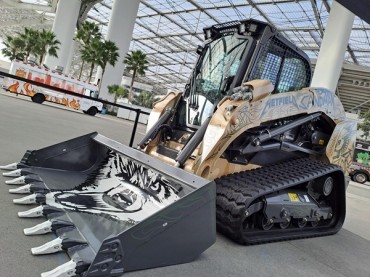 CNH designs special edition CASE compact track loader inspired by Metallica frontman James Hetfield