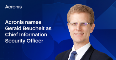 Acronis Appoints Gerald Beuchelt as Chief Information Security Officer