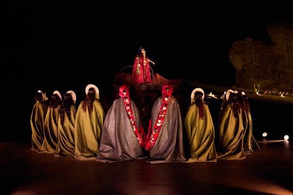 Akram Khan and Manal AlDowayan premier Thikra: Night of Remembering commissioned by Wadi AlFann, AlUla