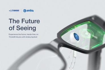 Ambiq and ThinkAR Disrupt the AR Glasses Industry with the AiLens