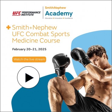 Smith+Nephew and UFC to host first-of-its-kind medical education course for treatment of injuries in combat sport athletes