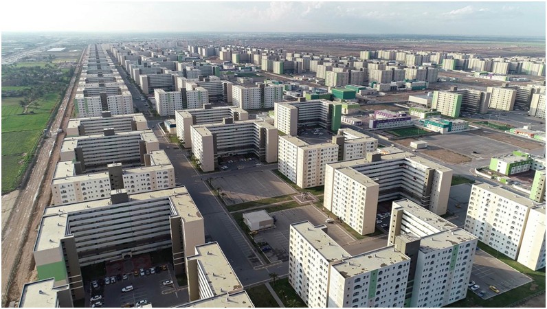 View of Bismayah New City in Iraq (Image courtesy of Hanwha Construction Division)