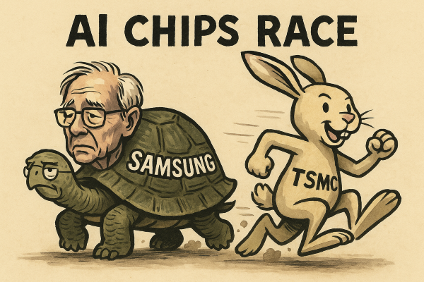 Samsung Slips Further Behind TSMC in Semiconductor Sales as AI Boom Widened the Gap