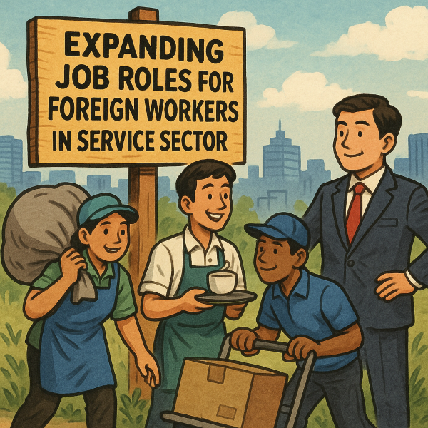 South Korea Expands Job Roles for Foreign Workers in Service Sector to Ease Labor Shortage South Korea Expands Job Roles for Foreign Workers in Service Sector to Ease Labor Shortage