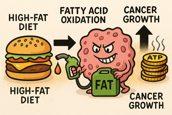 Fatty Acid Oxidation Found to Directly Fuel Tumor Growth, Researchers Say (Image supported by ChatGPT)