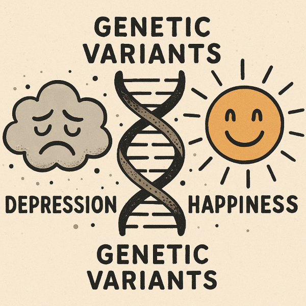 Depression-Linked Genes Also Influence Happiness, Korean Researchers Find (Image supported by ChatGPT)