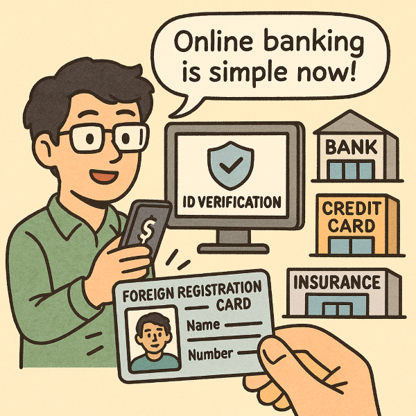 New System Allows Foreign Residents to Verify ID for Online Financial Transactions (Image supported by ChatGPT)
