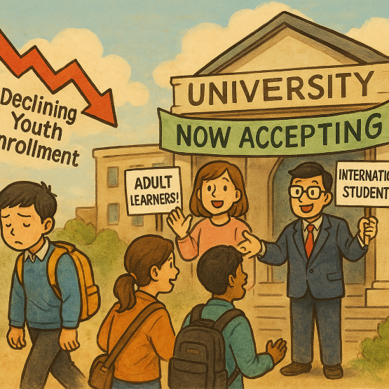 Demographic Crisis Forces Shift in Korean Higher Education Strategy (Image supported by ChatGPT)