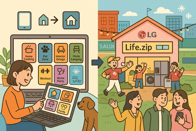 LG Electronics’ ‘Life.zip’ Community Surges as Home Lifestyle Platform Expands Offline
