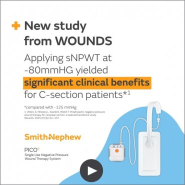 A comparative sNPWT study of 10,000+ C-sections shows PICO™ sNPWT reduces complications and cuts healthcare costs by $728,000 per 1,000 patients