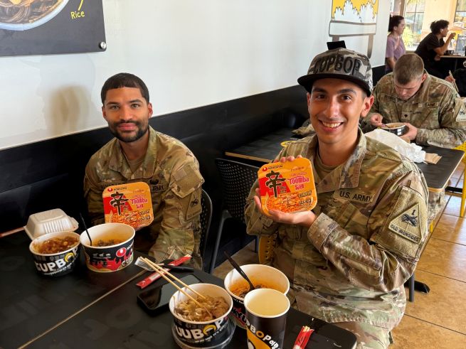 Nongshim Launches Shin Ramyun Menu at U.S. Military Base in Texas
