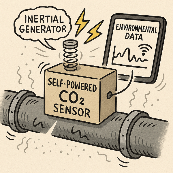 New KAIST Technology Converts Industrial Vibrations Into CO₂ Monitoring Power (Image supported by ChatGPT)