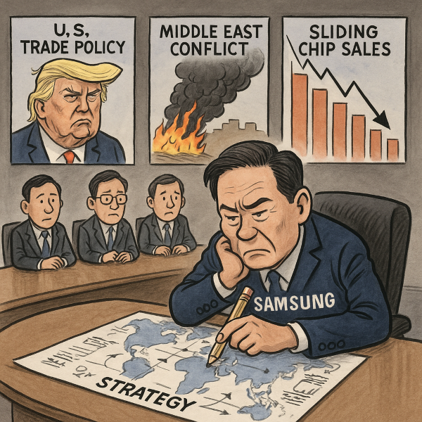 Inside Samsung’s High-Stakes Strategy Session as Global Uncertainties Mount