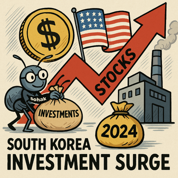 South Korean Investment in U.S. Assets Hits Record High Amid Market Shift